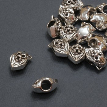 Koralik ozdobny 'Lew' Pandora, średnica 12,5×8 mm, otwór 4 mm, opakowanie 20 g, 15 szt. (±)