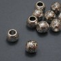Koralik Pandora, średnica 10×8 mm, otwór Ø 4,6 mm, opakowanie 20 g, 10 szt. (±)