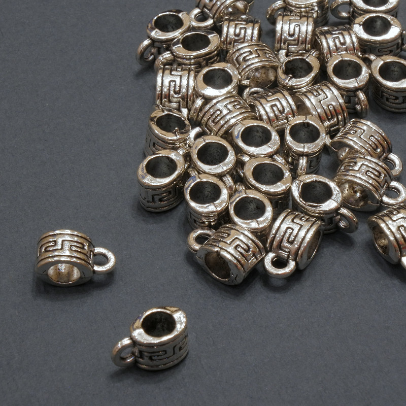 Zawieszka bail, średnica 5×5 mm, otwór 3,8 mm, opakowanie 20 g ± 29 szt. (+/-)