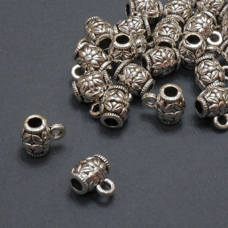 Uchwyt bailowy, średnica 7x8 mm, średnica otworu 2,7 mm, masa opakowania 20 g, +/- 21 szt.