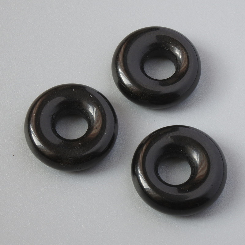Koralik Pandora z agatu naturalnego kamienia, średnica 15×4,5 mm, średnica otworu 5 mm+
