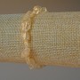 Bransoletka z kwarcu cytrynowego, naturalny kamień, fasetowane koraliki, średnica 6×7 mm, długość 18 cm ± (elastyczna gumka)