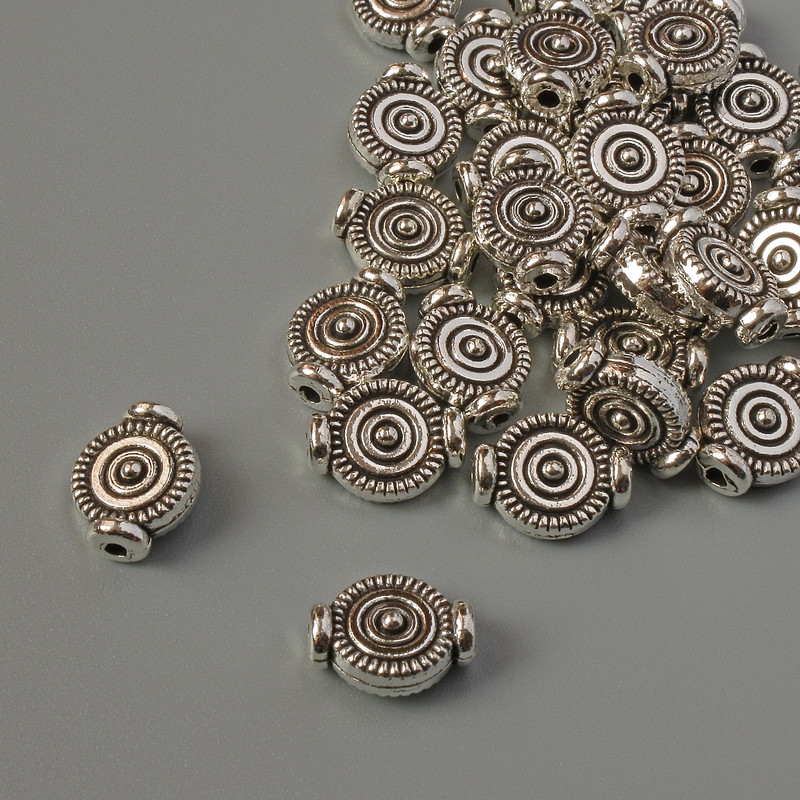 Koralik-wstawka, średnica 8×9,5 mm, opakowanie 30 szt., 20 g