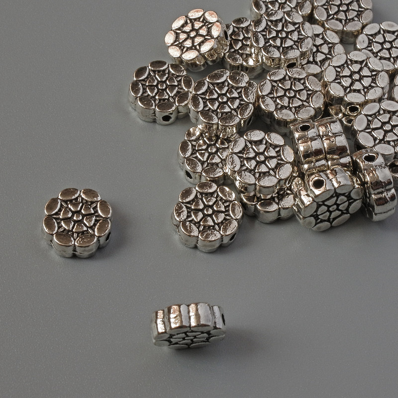 Koralik-wstawka o średnicy 8x3 mm ± opakowanie 27 szt. ± 20 g