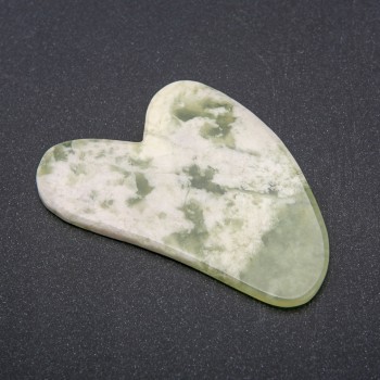 Masażer Gua Sha z naturalnego kamienia onyks, 5,5×8 cm