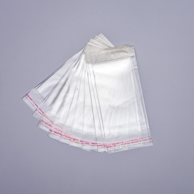Woreczek samoprzylepny do pakowania 7,5×18 cm, 100 szt./op.