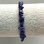 Bransoletka z sodalitu, naturalny kamień – drobinki o wymiarach 5×2 mm, długość 18 cm ± (rozciągana)
