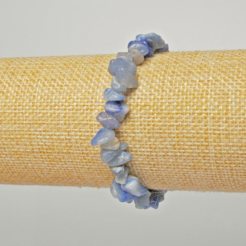 Bransoletka z awenturytu – naturalny kamień, drobne cząstki, średnica 8×4 mm, długość 18 cm, elastyczna