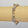 Bransoletka z labradorytu, naturalne fragmenty kamienia, średnica 7×4 mm, długość 18 cm, elastyczna