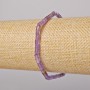 Bransoletka z naturalnym ametystem, fasetowany kamień, średnica 4×4 mm, długość 18 cm +/- (na elastycznej gumce)