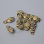 Zawieszka „Dłoń Buddy”, średnica 18×8,5 mm, otwór 2 mm, opakowanie 13 szt. ±, kolor metalu brązowy