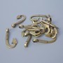 Zawieszka – haczyk, wymiary 30×14 mm, średnica otworu 2,8 mm, opakowanie 13 szt. ±, kolor metalu: brązowy
