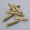Zawieszka „Kula”, średnica 23,5×4,5 mm, średnica otworu 1,7 mm, zestaw 8 szt. ±, brązowy kolor metalu