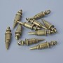 Zawieszka biżuteryjna „Strzykawka”, średnica 24,5×6,5 mm, średnica otworu 2 mm, opakowanie 10 szt. ±, kolor metalu brązowy