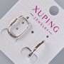 Kolczyki Xuping, średnica 16×3 mm ±, rhodiowane
