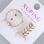 Kolczyki Xuping, średnica 18×8 mm, pozłacane 18K