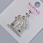Wisiorek „Ikona” Xuping z rodowaną powłoką, średnica 25×20 mm ±, długość 30 mm ±