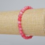 Bransoletka z turmalinem (sztuczny) - gładkie kuleczki o średnicy 6 mm, długość 18 cm (elastyczny)