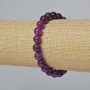 Bransoleta z sugilitu (gładkie kuleczki, średnica 8,5 mm, długość 18 cm, elastyczna)