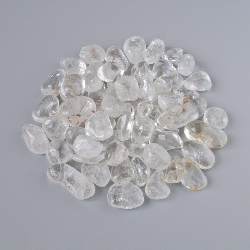 Kamień naturalny pamiątkowy – Kryształ górski fasetowany 14×11 mm, opakowanie około 100 g