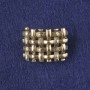 Broszka Akcent w ciemnozłotym metalu 16x22 mm+
