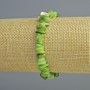 Bransoletka tonowana z zielonej masy perłowej, drobinki, średnica 7×2 mm, długość 18 cm, elastyczna