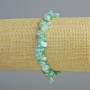 Bransoletka tonowana błękitną masą perłową – drobinki, średnica 7×2 mm, długość 18 cm, elastyczna
