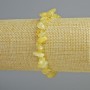 Bransoletka z naturalnego cytrynu, drobne kawałki kamienia, średnica 8×3 mm ±, długość 18 cm ± (elastyczna)