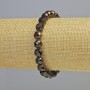 Bransoletka z granatu naturalny kamień, fasetowana kuleczka, średnica 8 mm ± (rozciągana), długość 18 cm+