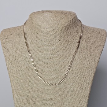 Łańcuszek Xuping rhodiowany, grubość 3,5 mm, długość 45 cm