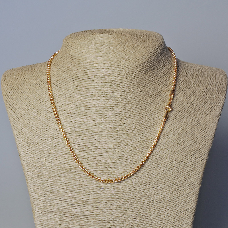 Łańcuszek Xuping pozłacany 18K, grubość 3 mm, długość 44 cm