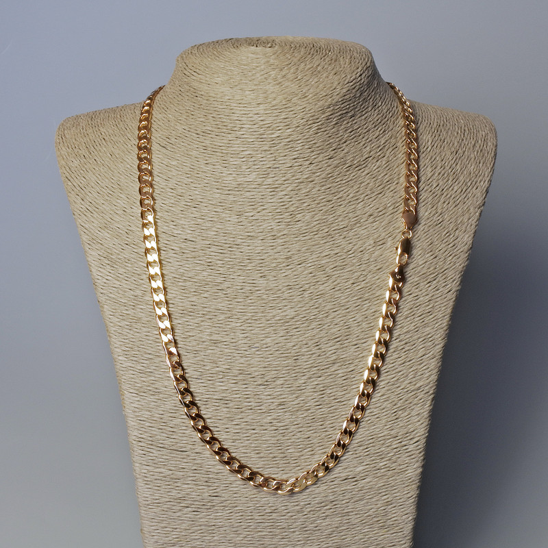 Łańcuszek Xuping pozłacany 18K, grubość 6,5 mm, długość 59 cm