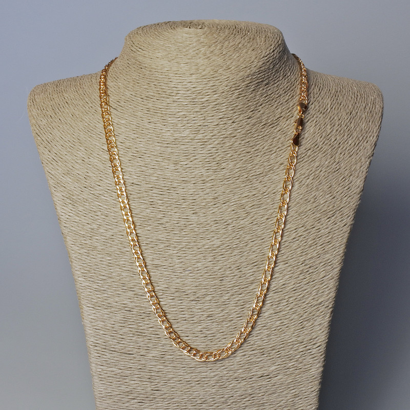 Łańcuszek Xuping pozłacany 18K, grubość 5 mm, długość 55 cm
