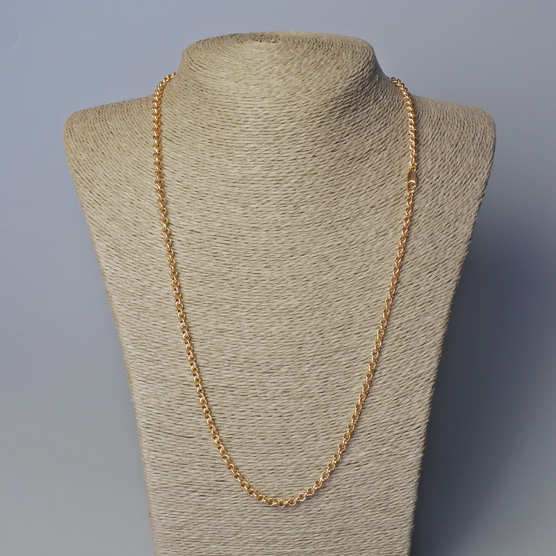 Łańcuszek Xuping z pozłoceniem 18K, grubość 4 mm, długość 60 cm