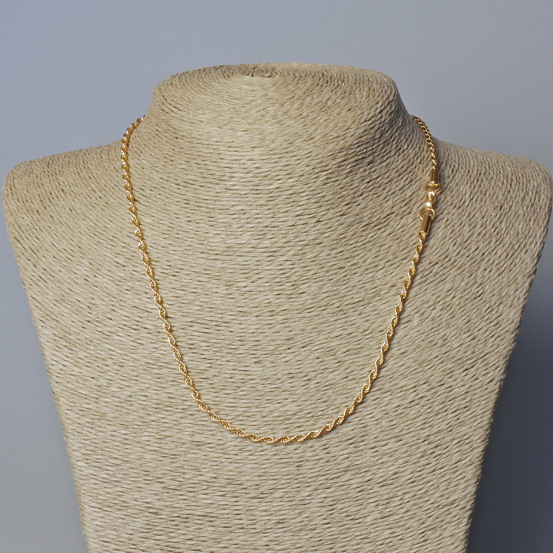 Łańcuszek Xuping pozłacany 18K, grubość 2,5 mm, długość 45 cm