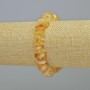Bransoletka z naturalnego cytrynu – drobne odłamki kamienia, średnica 11,5×4 mm ± (elastyczna), długość 18 cm+