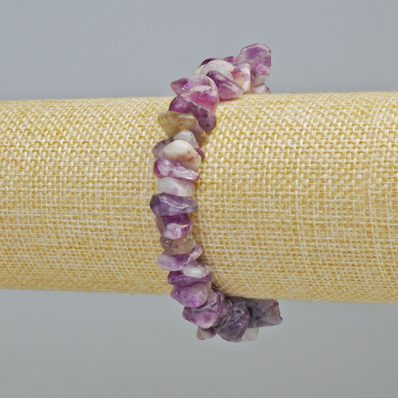 Bransoletka z fosfosyderytu, naturalny kamień, drobiny, średnica 11×3 mm ± (rozciągliwa), długość 18 cm+