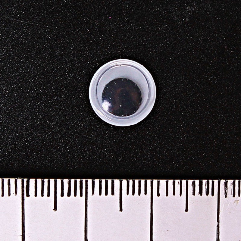 (10 mm) Oczy do zabawek – opakowanie hurtowe 100 szt