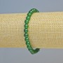 Bransoletka z naturalnym chryzoprazem, gładkie kulki o średnicy ok. 6 mm, elastyczna, długość 18 cm+