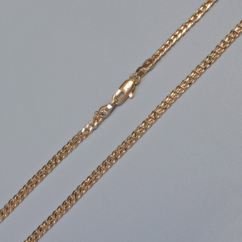 Łańcuszek Xuping pozłacany 18K, grubość 3 mm, długość 45 cm