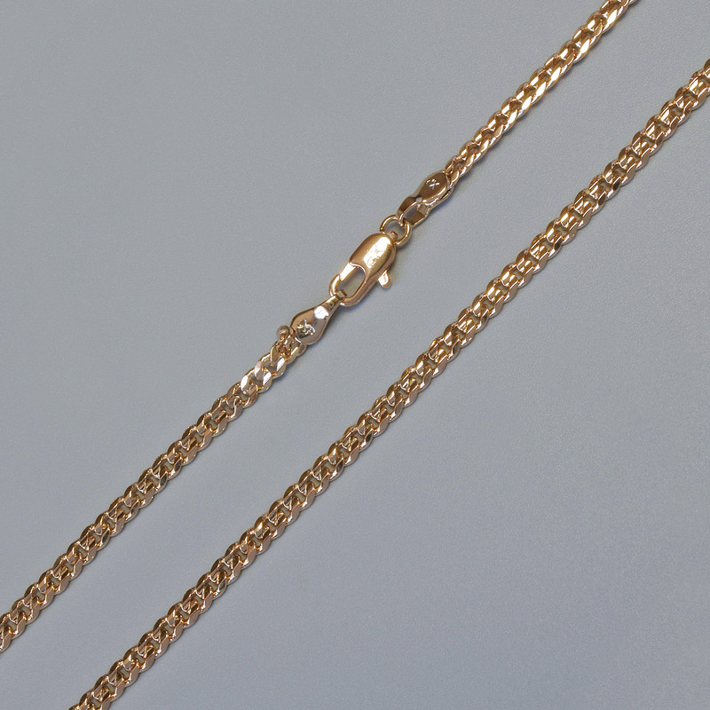 Łańcuszek Xuping pozłacany 18K, grubość 3 mm, długość 45 cm