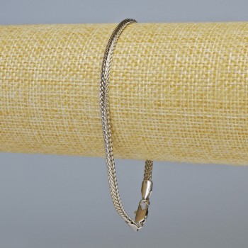 Bransoleta Xuping rodowana, grubość 3,5 mm, długość 21 cm