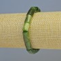 Bransoletka z kanadyjskiego jadeitu, naturalny kamień, szlifowane koraliki o wymiarach 8×12 mm ± (elastyczna), długość 18 cm+