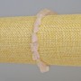 Bransoletka z różowego kwarcu — naturalny, nieobrabiany kamień, fasetowane koraliki, średnica od 8×10 do 12×17 mm ± (rozciągana), długość 18 cm+