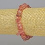 Bransoletka z kwarcu truskawkowego, naturalny kamień, drobiny, o wymiarach 10 x 3 mm ± (elastyczna), długość 18 cm+