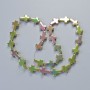 Koraliki hematytu «Krzyż» w kolorze chameleonowym, średnica 10×14×4 mm, długość około 40 cm na nici