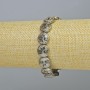 Bransoletka z hematytu «Drzewo» w kolorze srebrzystym, średnica 12,5×4,5 mm, długość 18 cm ± (rozciągliwa)
