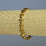 Bransoletka z hematytu „Krzyż” w kolorze złotym, średnica 9x7x1,5 mm, długość 18 cm (+/-) (rozciągliwa)