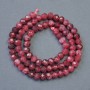 Koraliki z naturalnego turmalinu fasetowany rondel 6x4,5 mm