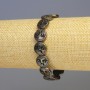 Bransoletka z hematytu w odcieniu brązowym matowym, średnica 12×4 mm, długość 18 cm, elastyczna
